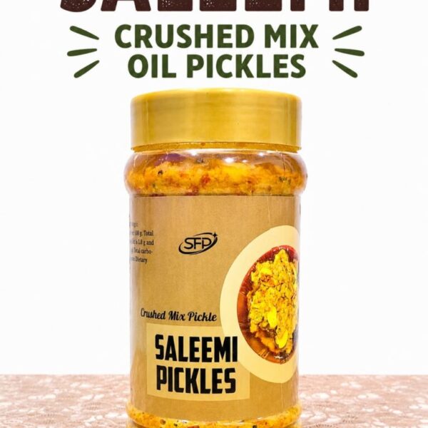 Crushed oil pickle